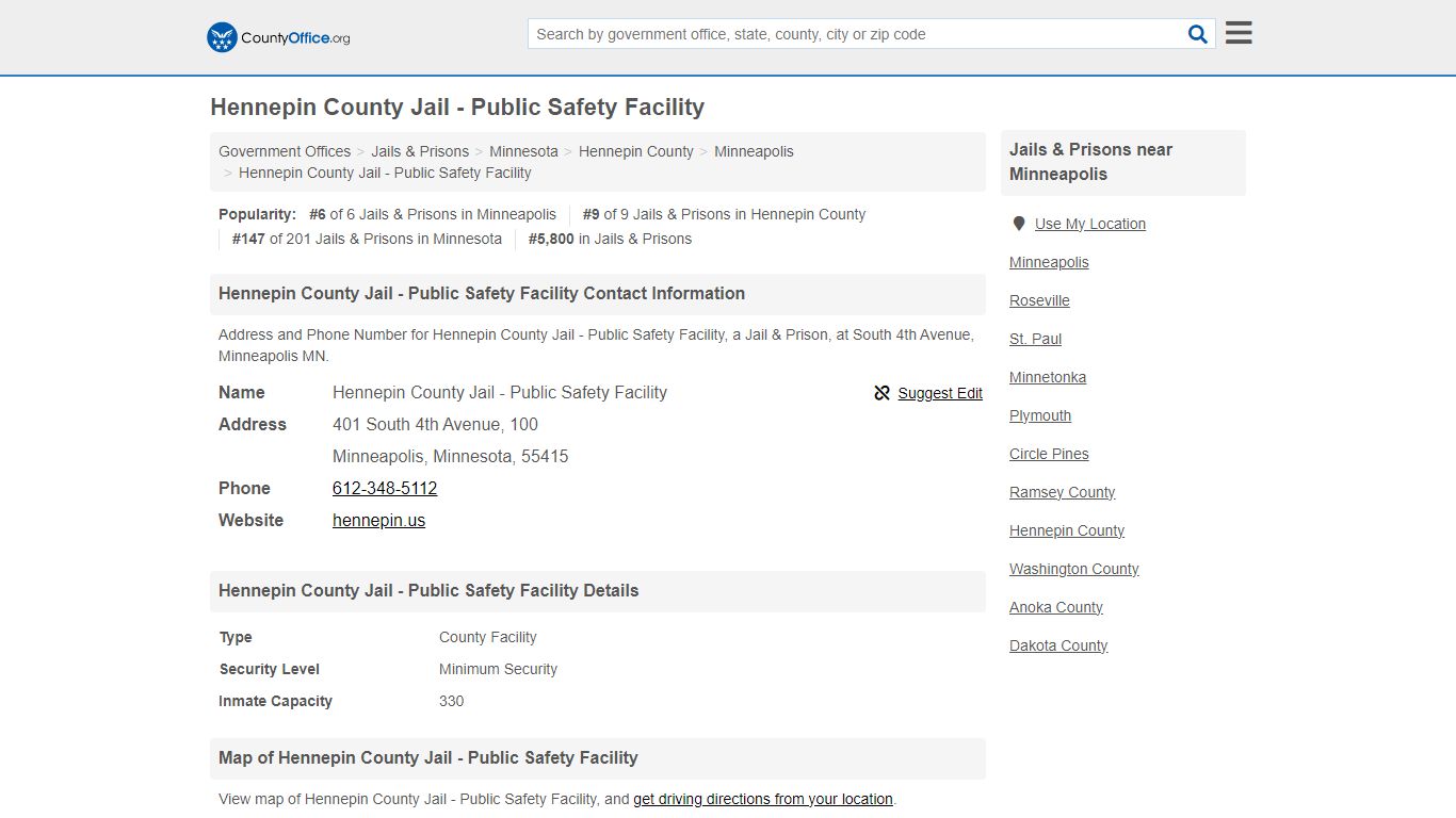 Hennepin County Jail - Public Safety Facility